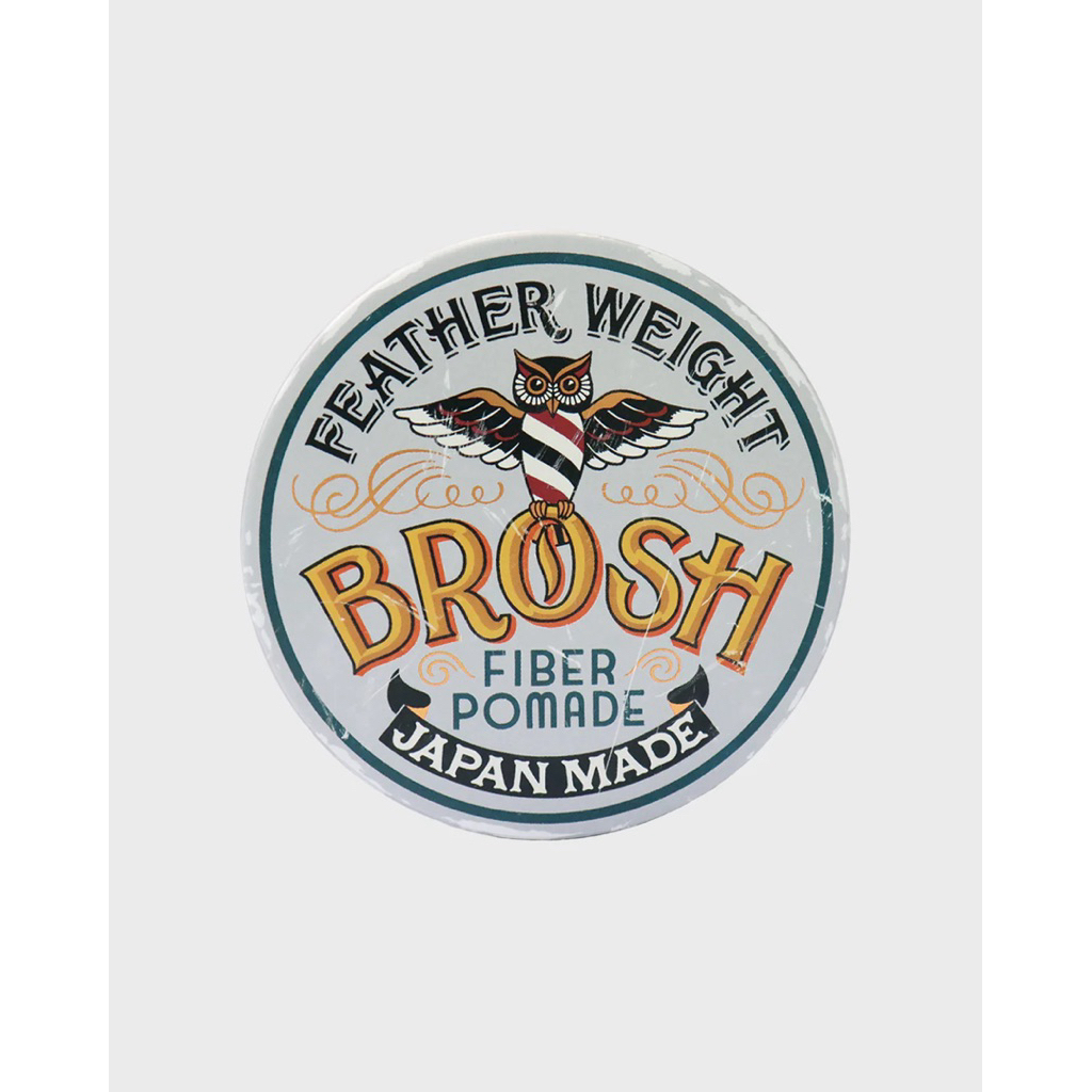 BROSH FIBER POMADE (120g) ผลิตภัณฑ์จัดแต่งทรงผม