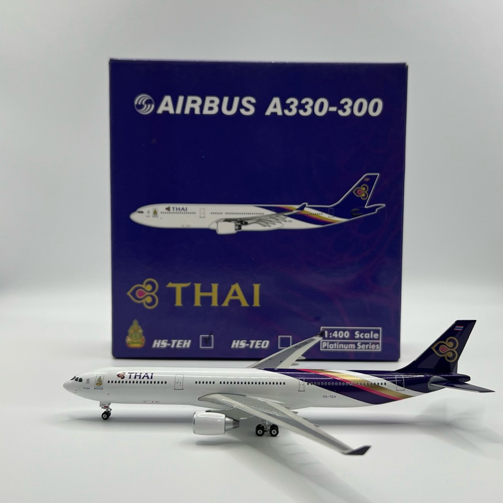 โมเดลเครื่องบิน Thai Airways A330-300 HS-TEH [พร้อมส่ง]