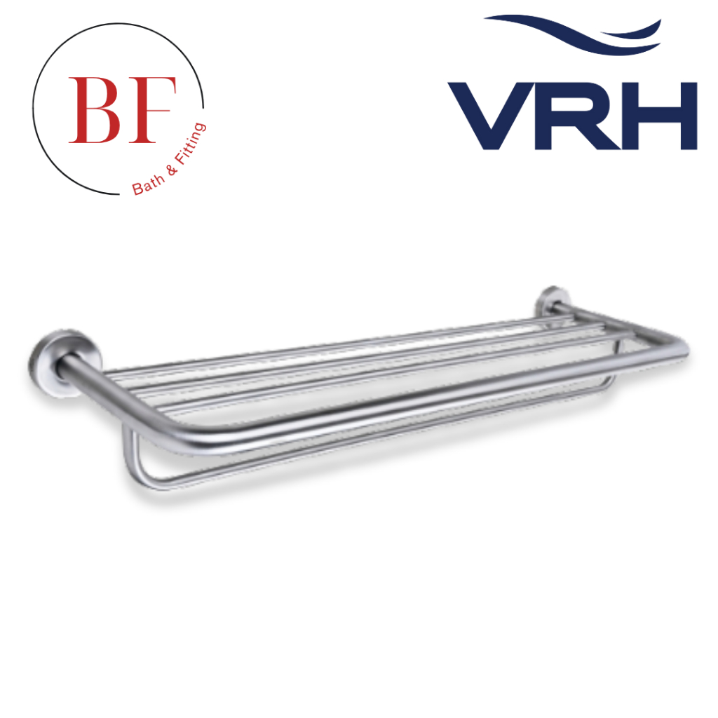 HBP02-600SS ราวแขวนผ้า5ชั้น BP102 (600 มิล) SS