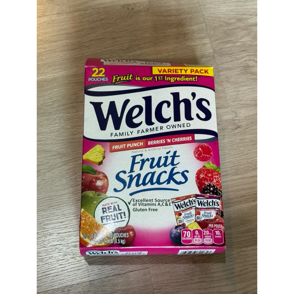 🇺🇸100% ของแท้ Welch’s Fruit Snacks ขนมเยลลี่รสผลไม้