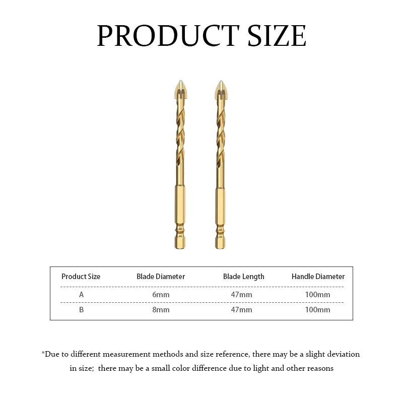 🏠 ดอกสว่าน แข็งแรง2เท่า ดอกสว่านคาร์ไบด์ ดอกสว่านเจาะเหล็ก เจาะปูน เจาะกระจก เจาะกระเบื้อง 6มม. 8มม. - รูปที่ 7