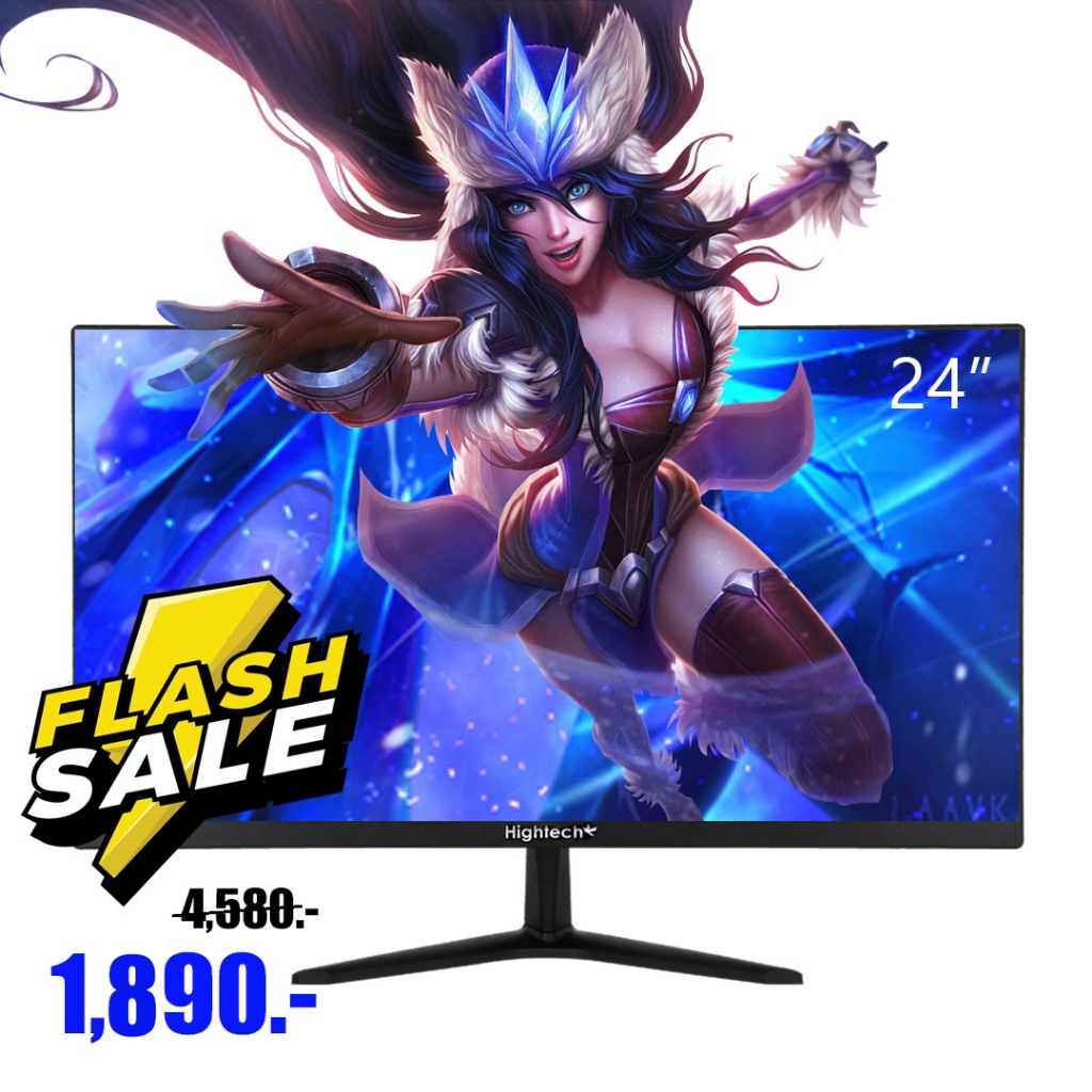 จอมอนิเตอร์ จอคอมพิวเตอร์ Monitor Full HD 27/24/21.5/19/17/15 นิ้ว IPS HDMI+VGA  หน้าจอคอมพิวเตอร์ จ