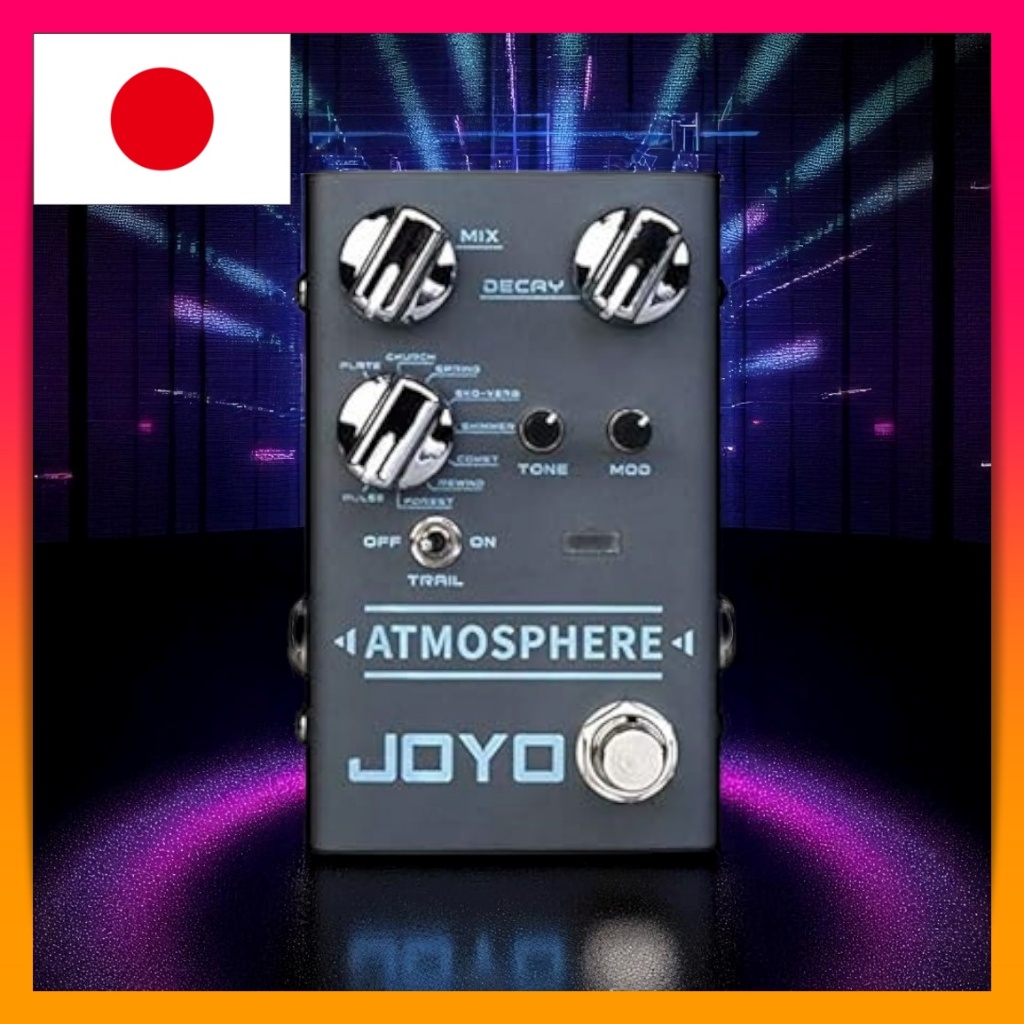 JOYO ในประเทศ สินค้าของแท้joyo Effect Pedal ATMOSPHERE R-14 Reverb R Series Effect Pedal