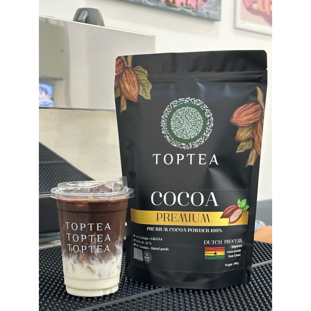 Toptea Thailand ผงโกโก้แท้ 100% เกรดพรีเมียมนำเข้าจากทวีปแอฟริกา(ประเทศกานา) - รูปที่ 4