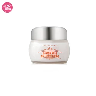 LABEL YOUNG Vitamin Milk Whitening Cream 55g ครีมหน้าสด