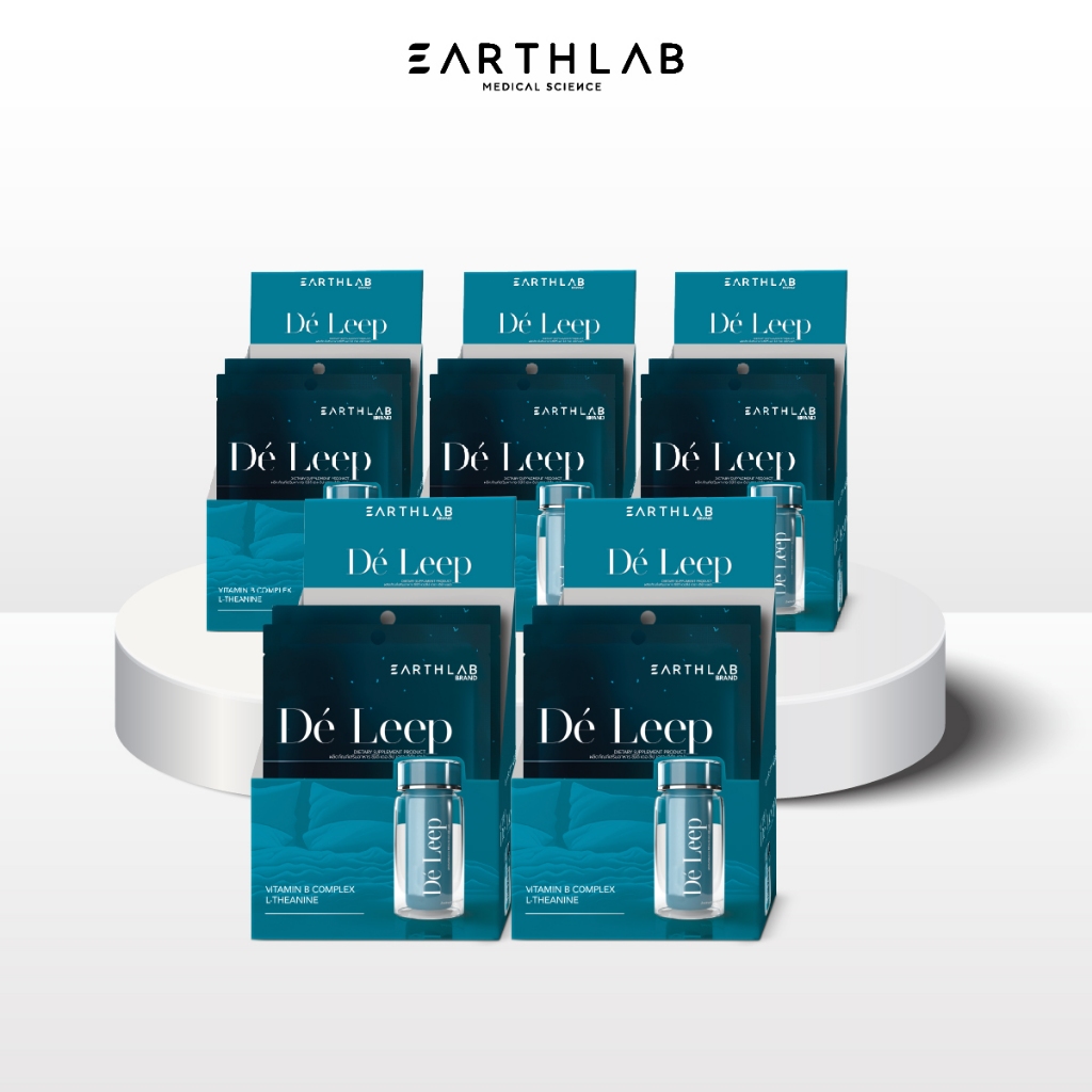Earth lab Set Sleep serenity - De' Leep 5 กล่อง - (6 ซองต่อ 1 กล่อง ) FGS0167