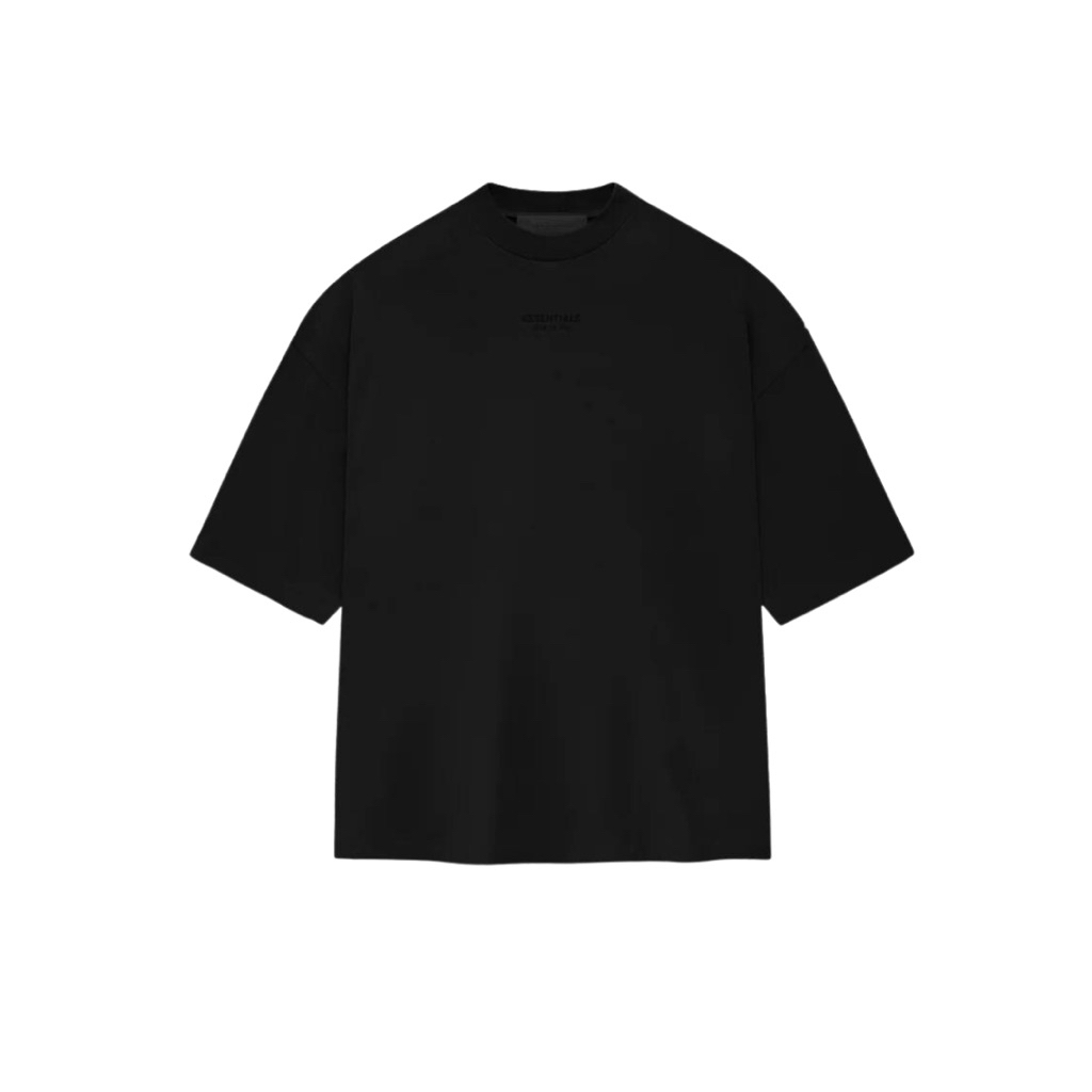 fear of god essentials tee jet black (fw23) *มือสอง*