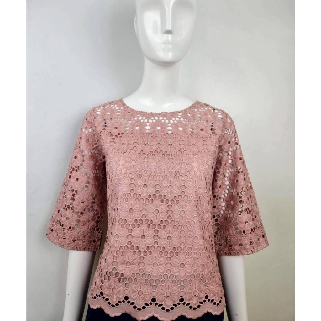 🌸Pink Boutique แบรนด์แท้ อก 38"-46" เสื้อลูกไม้ เนื้อผ้าลูกไม้ ลายสวยมากค่ะ มีให้เลือกหลายสี เกรดพรีเมียม ตามแบบค่า