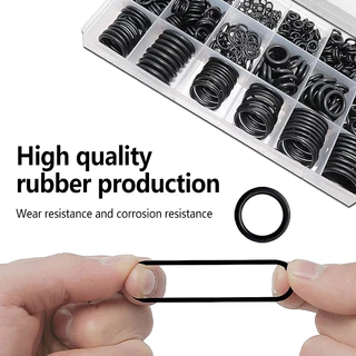 O-Ring ชุดโอริงยางซีล โอริงยาง 225/740/1200 ชิ้น ครื่องซักผ้าปะเก็นซีล ยางสีดำ