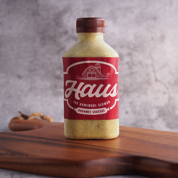 Homemade Mustard 200 g. (Haus's recipe)  โฮมเมดมัสตาด สูตรลับของเฮ้าส์ ทานคู่ไส้กรอกได้ทุกตัว