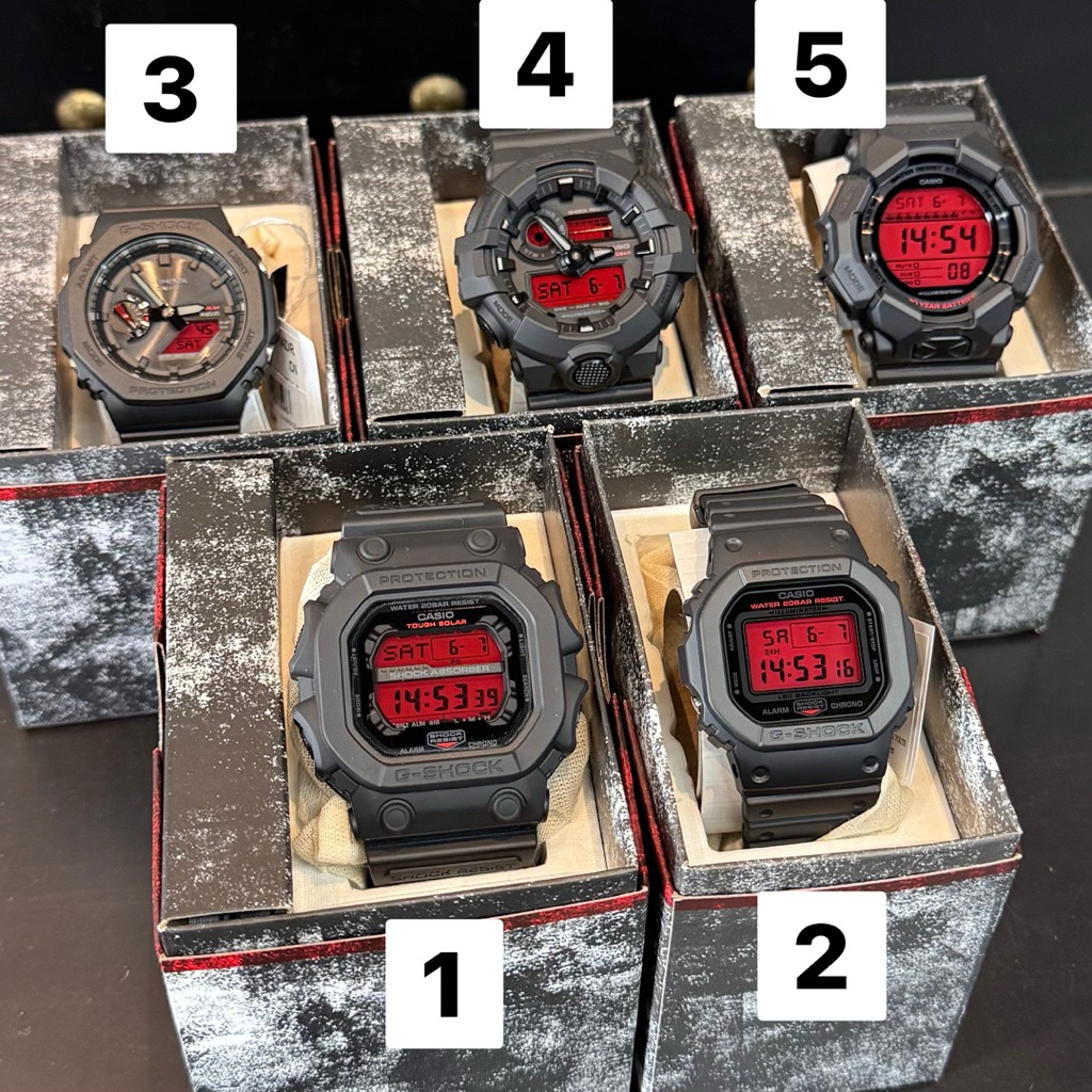 [สอบถามสต็อกก่อนกดสั่ง]CASIO G-SHOCK GX-56BBR-1/DW-5600BBR-1/GA-B2100BBR-1A/GA-700BBR-1A/GD-010BBR-1