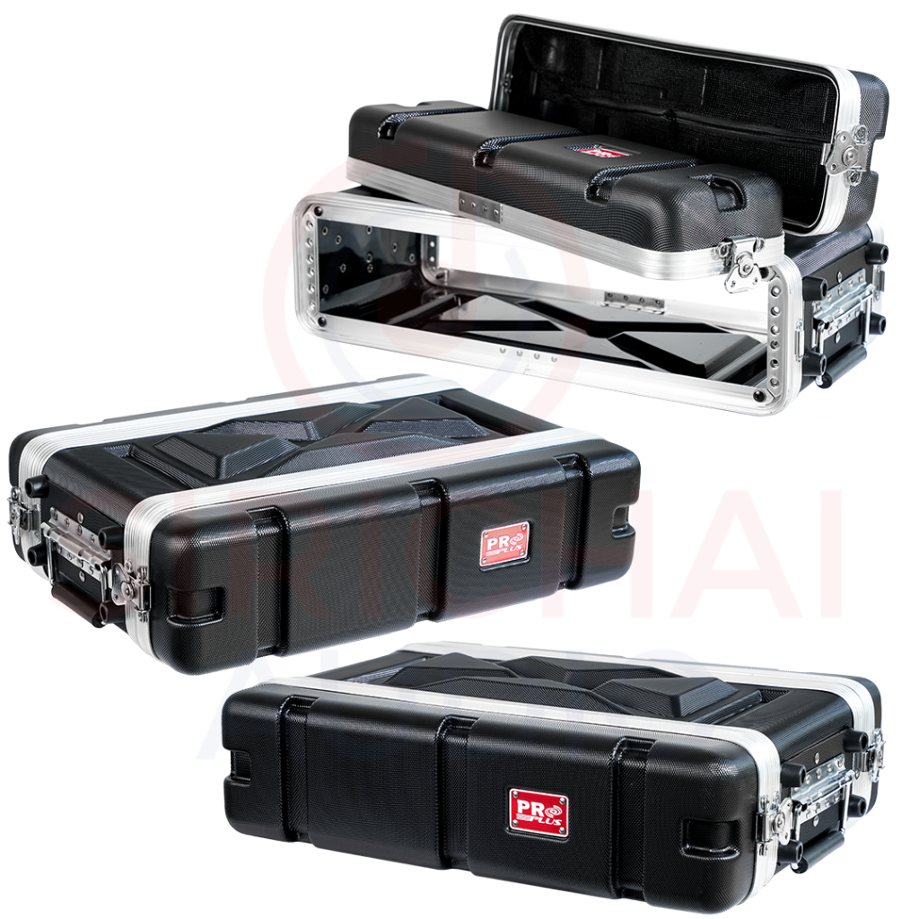 Rack 2US ตู้แร็ค PROPLUS รุ่น 2U ลึก9นิ้ว ABS มีซิปเก็บอุปกรณ์ ฟรีแถมน็อตยึดมาในกล่อง