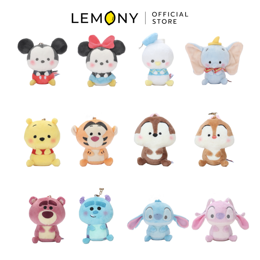 LEMONY พวงกุญแจตุ๊กตา รวมซีรี่ย์ตัวการ์ตูนดิสนียส์สุดน่ารัก ขนาด 10CM Comfy & Cozy Collection Disney