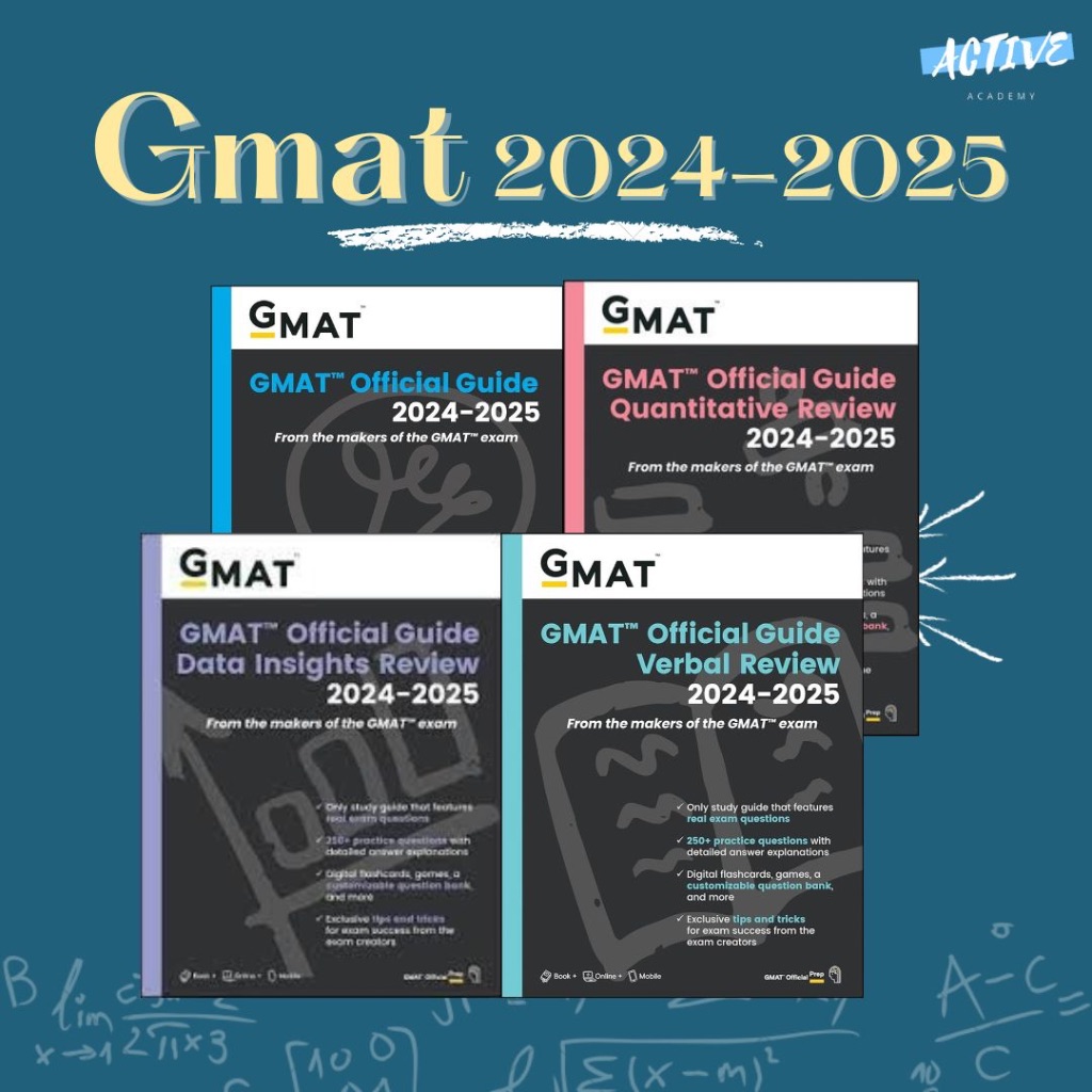 GMAT official 2024-2025 หนังสือสอบ MBA ใหม่ล่าสุด