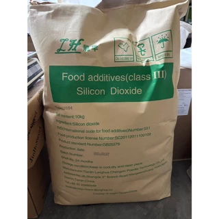 สารป้องกันการจับตัวเป็นก้อน Silicon dioxide ขนาด 10 kg / กระสอบ