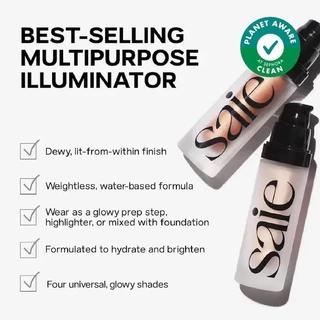 *พร้อมส่ง* SAIE Glowy Super Gel Lightweight Dewy Highlighter (CHOOSE ONE COLOR)