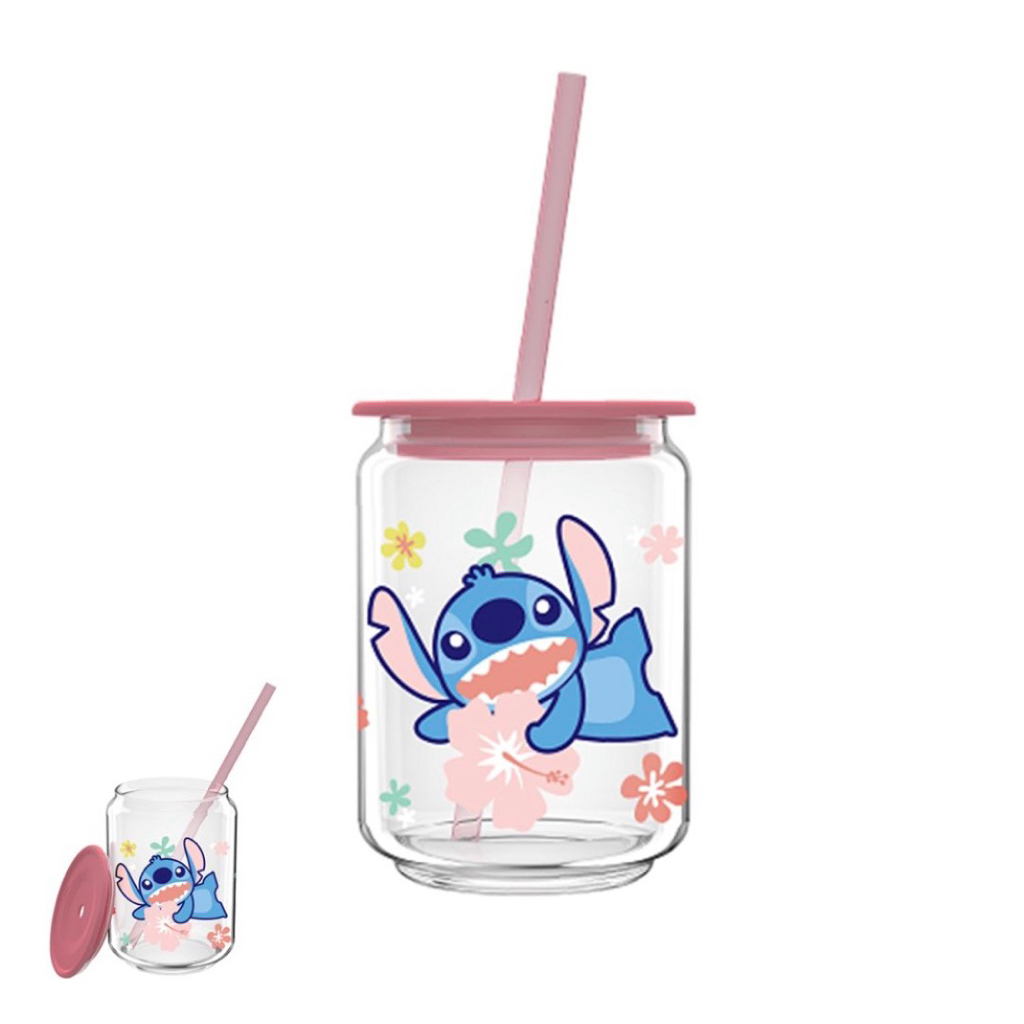 (พร้อมส่ง‼️) แก้วนมสติทช์ stitch💙 แท้💯