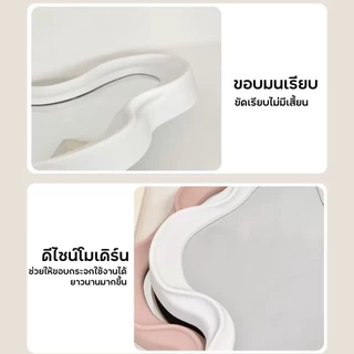 กระจกแขวนผนัง กระจกแต่งหน้า พร็อพถ่ายรูป Mirror ตกแต่งห้องคาแฟ่ สวยน่ารักมินิมอล แตกเคลมฟรี