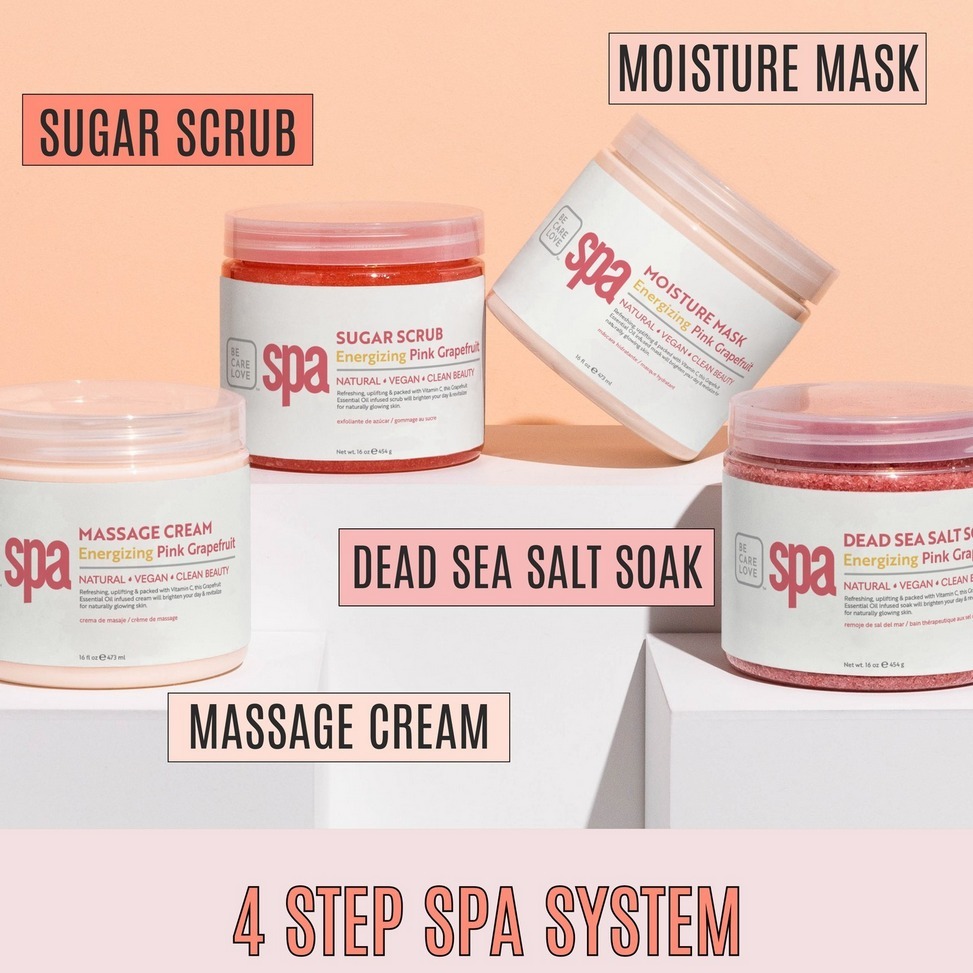 BCL Organic SPA Energizing Pink Grapefruit 16 oz. บีซีแอล ออร์แกนิกสปา กลิ่นพิ้งเกรปฟรุต นำเข้าจากอเมริกา