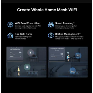 TP-Link Archer BE400 BE6500 Dual-Band WiFi7 RouterรองรับEasyMesh ของแท้รับประกัน LifeTime synnex
