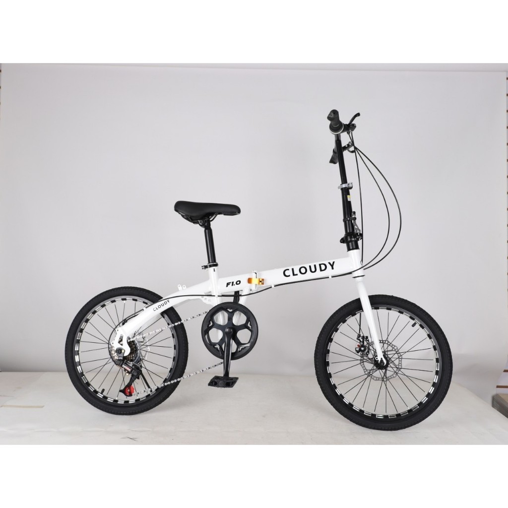 จักรยานพับ Cloudy F1.0 ล้อ 20 นิ้ว มีเกียร์ สำหรับเด็กและผู้ใหญ่ รถพับ
