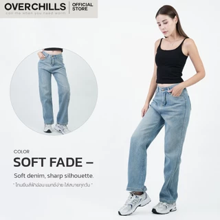 Overchills กางเกงยีนส์บุขน ทรงกระบอก สำหรับผู้หญิง กันหนาวได้ 0 ถึง -10 องศศา ตัวเดียวเอาอยู่