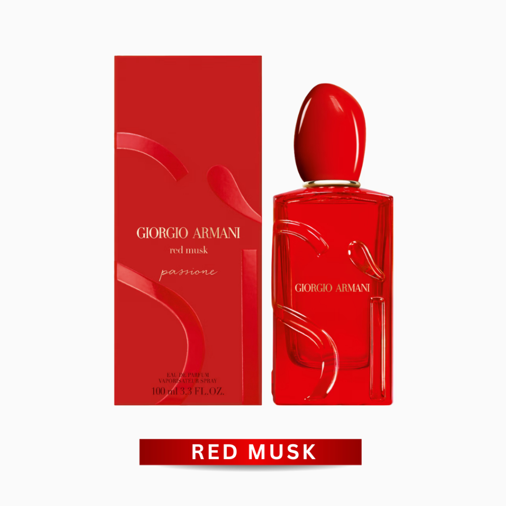 (RED MUSK) Giorgio Armani SI RED MUSK Passione EDP  100 ML กล่องซีล ป้ายไทย