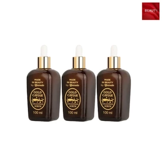 Amado Gold Caviar Concentrate Serum โกลด์คาเวียร์ เซรั่ม (100 ml. x 3 ขวด)