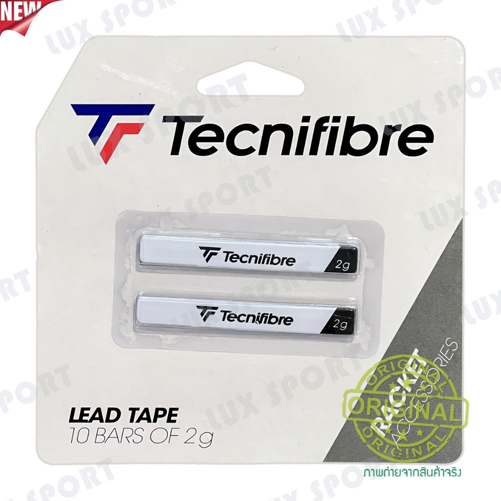 Tecnifibre LEAD TAPE 10BARS OF 2 g ตะกั่วถ่วงน้ำหนักไม้เทนนิส