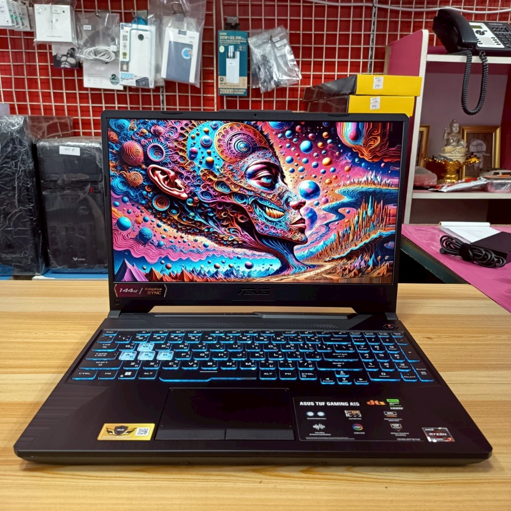 ASUS  TUF  GAMING  A15 FA506NCR-HN007W   สภาพเครื่อง  100%  ไร้ริ้วรอย ประกันศูนย์ 31/05/2027