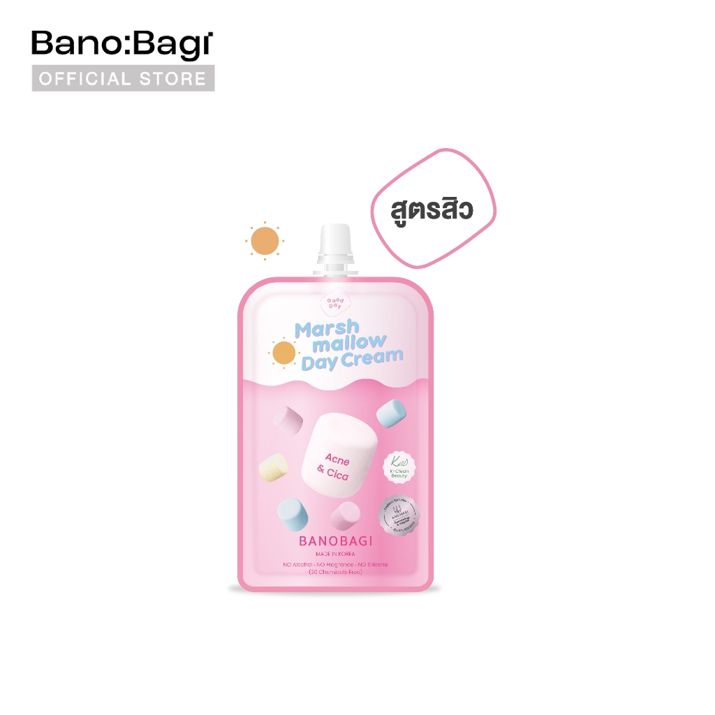 BANOBAGI Acne & Cica Marshmallow Day Cream