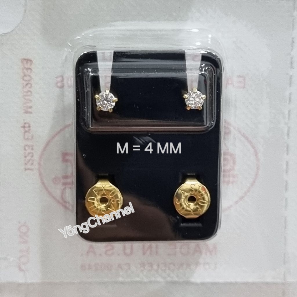 CZ แวววาว💎ต่างหูSTUDEX💯%ถูกที่สุดนำเข้าจากอเมริกา ต่างหูสำหรับผู้แพ้ง่าย ไม่คัน ไม่ดำไม่ลอก👍