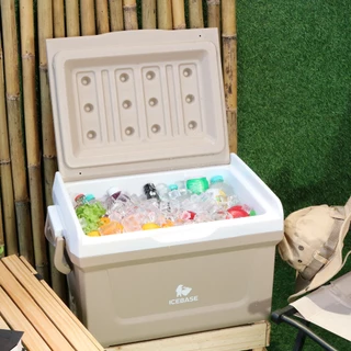 กระติกเก็บความเย็น ICEBASE 35 ลิตร กระติกน้ำแข็ง PU FOAM เก็บความเย็นได้นาน 24-36 ชม. รุ่น ANTIKA Cooler Box