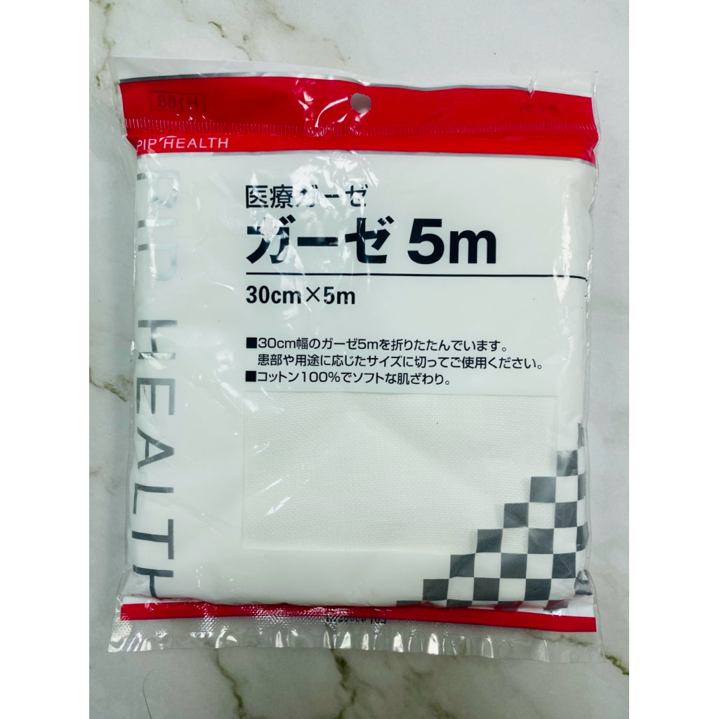 ผ้าก๊อช COTTON 100% ขนาด 30cm.x5m. Made in China (น2 : PIP)