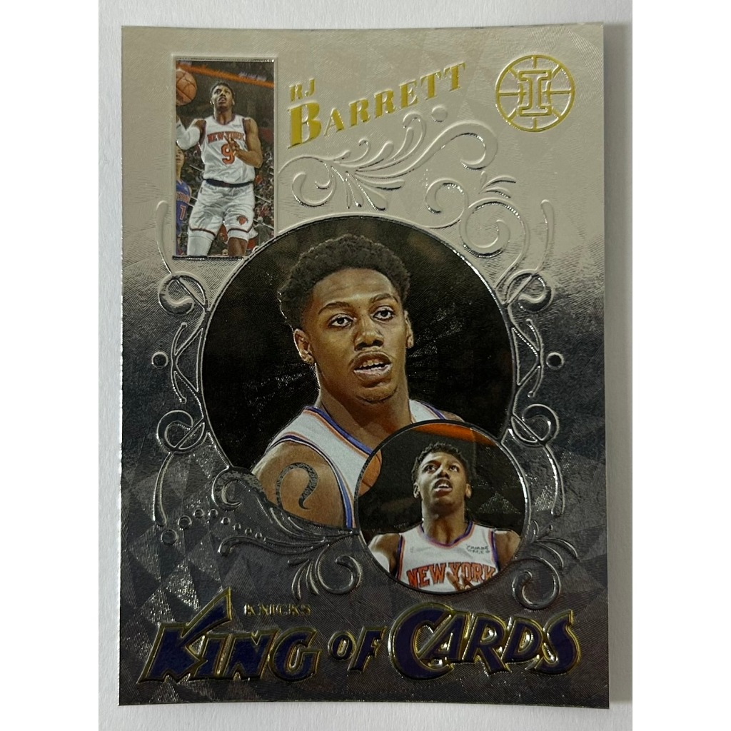 2021-22 PANINI ILLUSIONS -KING OF CARDS #22 RJ BARRETT - NEW YORK KNICKS