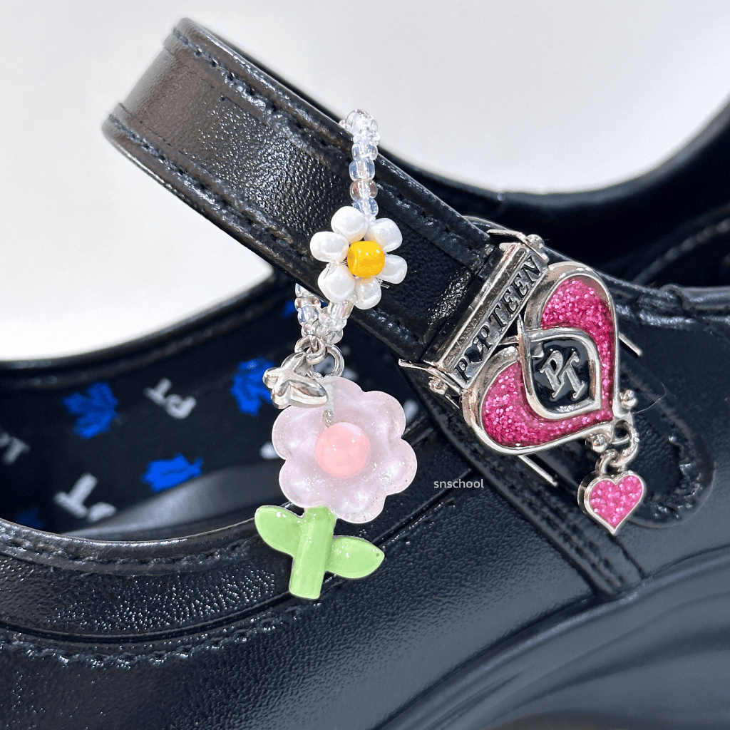 สายรัดรองเท้านักเรียน แหวนลูกปัดรองเท้า สายคล้องรองเท้า หมีเจลลี่ ลูกปัด 1 เส้น จี้ห้อยรองเท้า - รูปที่ 7