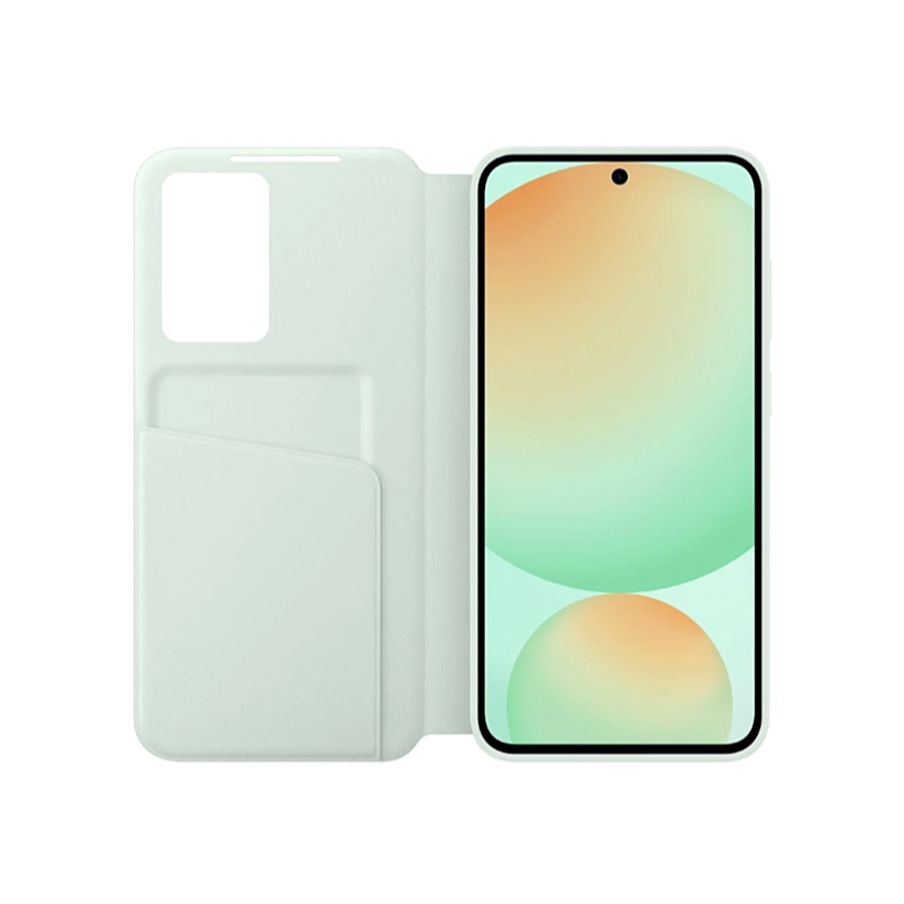 Case สำหรับ  Samsung S24 FE Clear View Cover เคสฝาพับ s24fe ฝาปิด กันกระแทก case s24 Fe cover original flip wallet s24fe ราคา ถูกที่สุด ดีลบีเคเค แกลเลอรีภาพที่ 4