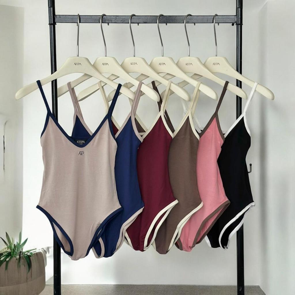 Atipa - Vela Twotone Bodysuit บอดี้สูทสายเดี่ยวดีเทลปัก ATP