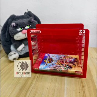 Nintendo Switch2 ชั้นวางแผ่นเกม แบบ 10 /15 /20 ช่อง สำหรับจัดระเบียบ วางแผ่นหยิบใช้ง่าย ดูมีระเบียบ สวยงาม
