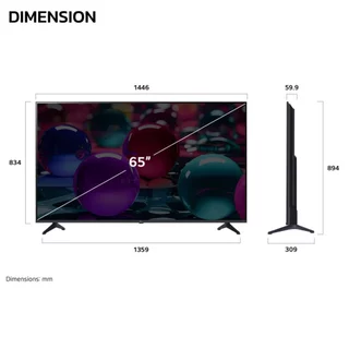 LG 65UA7350 Smart TV 65 นิ้ว 4K UHD webOS HDR10 Pro Netflix YouTube 2025 ประกันศูนย์ไทย Magic Remote
