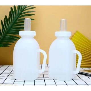 ขวดป้อนนมวัว ขวดนมลูกวัว 1000ml/2000ml จุกนมนิ่ม เปลี่ยนหัวได้ ใช้ได้กับวัว แพะ แกะ