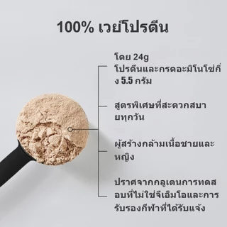 QiuMi เวย์โปรตีน Whey Protein Powder อาหารเสริมโปรตีนสร้าง ช่วยฟิตเนส อาหารเสริม BCAA