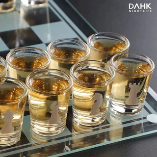 เกมหมากรุกแก้วช็อต Shot Glass Chess DAHK [พร้อมส่ง]
