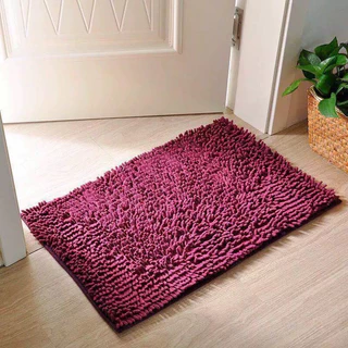พรมเช็ดเท้านาโนตัวหนอน ดักฝุ่น/ทราย【 ขนาด 38 × 58cm.】รุ่นบาง ซับน้ำดีเยี่ยม พรมแต่งห้อง พรมเช็ดห้องน้ำ พรมปูพื้น