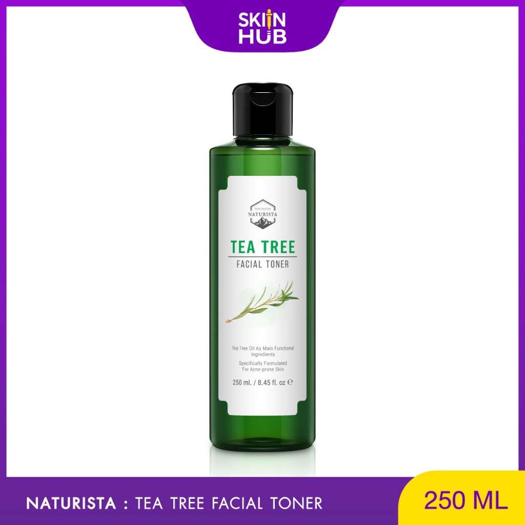 Naturista Tea Tree Facial Toner โทนเนอร์ทีทรีกระชับรูขุมขนขจัดสิ่งตกค้างให้ผิวพร้อมรับการบำรุง 250ml
