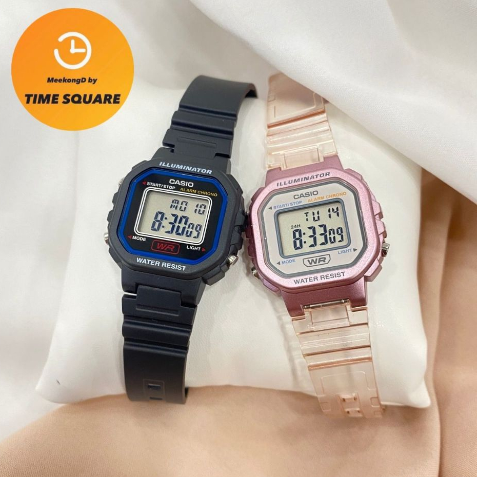 CASIO LA-20 หน้าปัด30มม.นาฬิกาหญิง นาฬิกาเด็ก สายเรซิน กันน้ำ มีแสงสว่าง คาสิโอแท้ รับประกันศูนย์1ปี