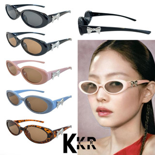 Sunglasses แว่นกันแดด KD1288 ทรงรี ขาติดโบว์เก๋ๆ ใส่ได้ทุกโอ…