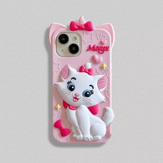 Supercase | iPhone12promax-16promax เคสซิลิโคน i12promax i13 i13promax i14 i14promax แมวมาลี