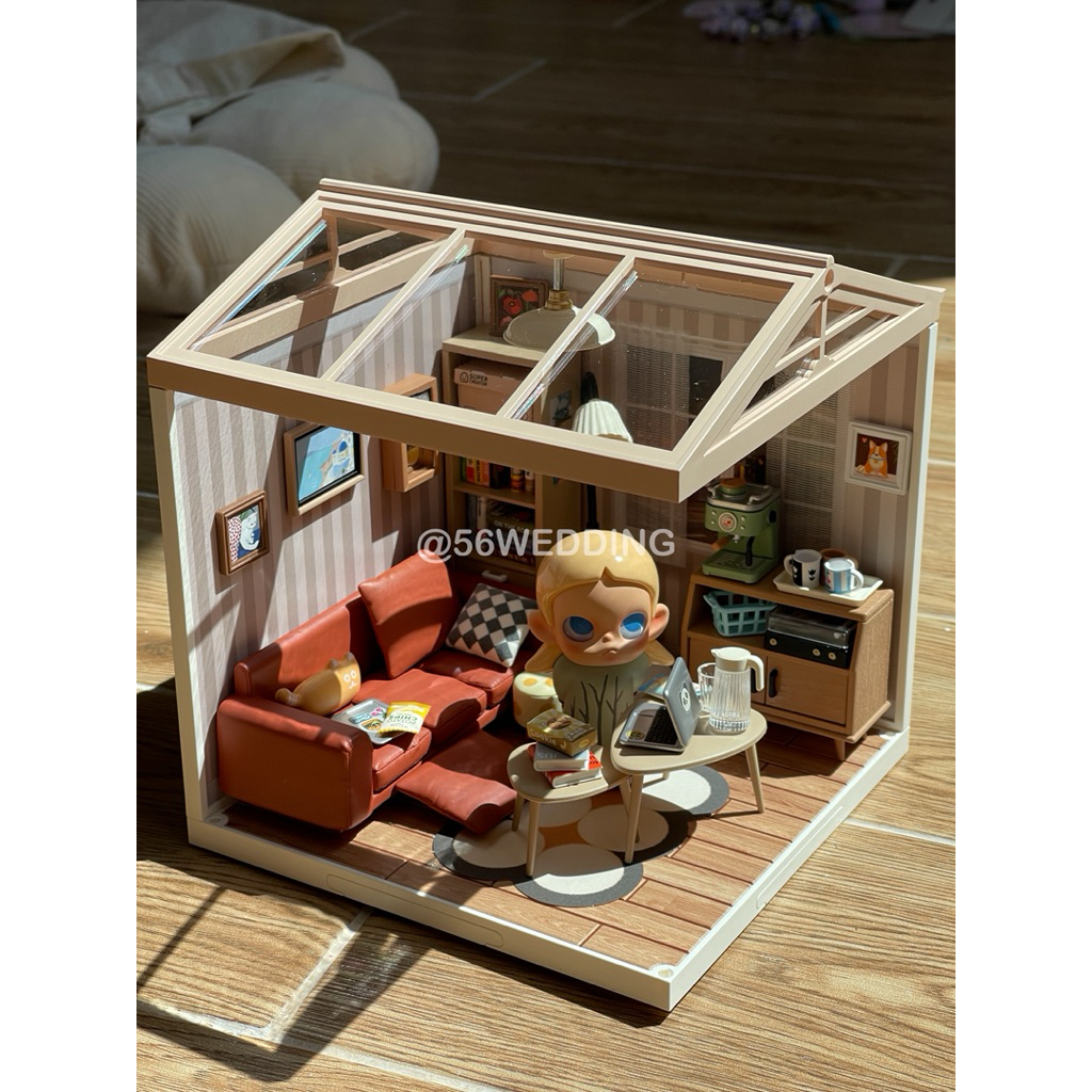 Rolife DIY House บ้านตุ๊กตา บ้านArttoy เปิดปิดไฟได้