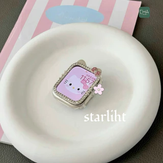เคส watch เคสเพชรไม่มีจอ KT case สําหรับ watch11 10 9 8 Se 7 6 5 4 Se เคส ขนาด41/42/s10mm 45/46มมเคสสําหรับแอปเปิ้ลวอช